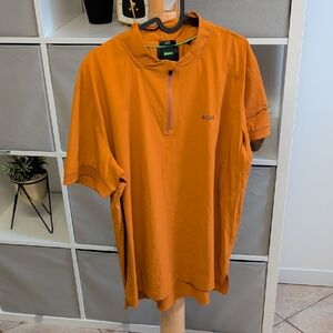 Boss Men's Orange Sport Polo Shirt
